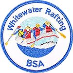 Whitewater Rafting BSA Award
