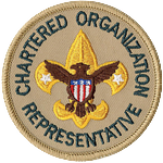 CHARTERED ORGANIZATION REPRESENTATIVE patch